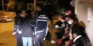 Sbarco di migranti a Nerano