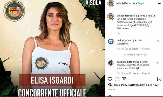 Isola Dei Famosi, Elisa Isoardi "Voglio far uscire la parte più bella di me"