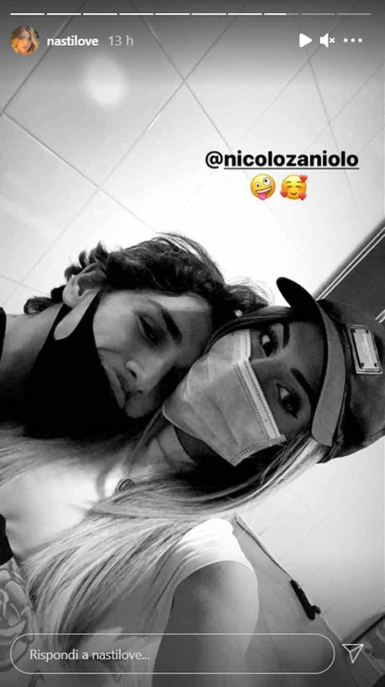 Chiara Nasti Nicolò Zaniolo IG story 