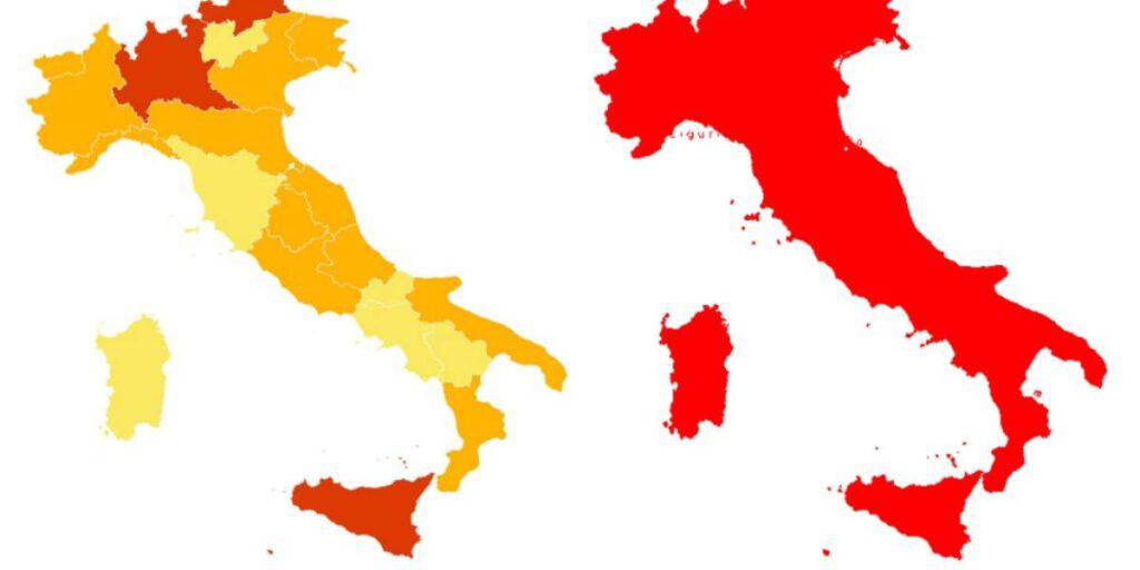 Quali Regioni potrebbero cambiare colore da lunedì 22 febbraio