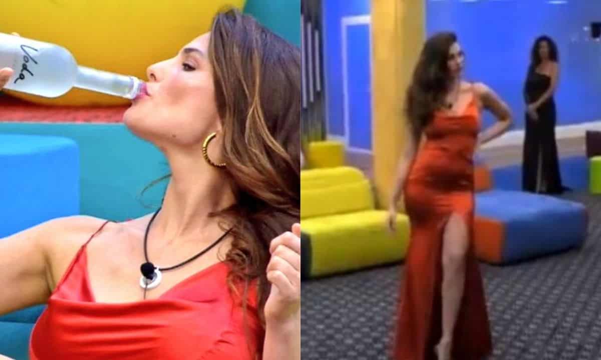 Gf Vip Dayane Mello outfit abito vestito rosso prezzo brand
