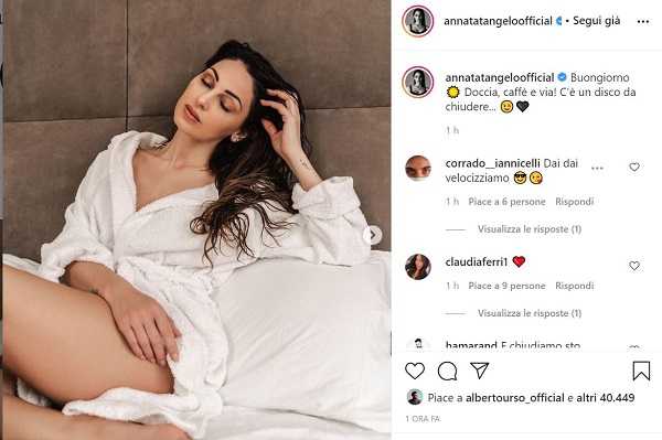 Anna Tatangelo, tanta sensualità "Ma quanto sei bella" 