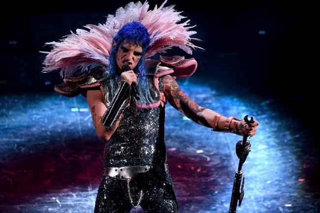 Achille Lauro a Sanremo: Cosa volevano dire le lacrime di sangue che hanno stupito tutti