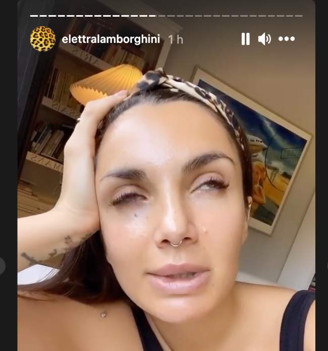 Elettra Lamborghini disperata su Ig: "Sono crollata, ho pianto tanto"