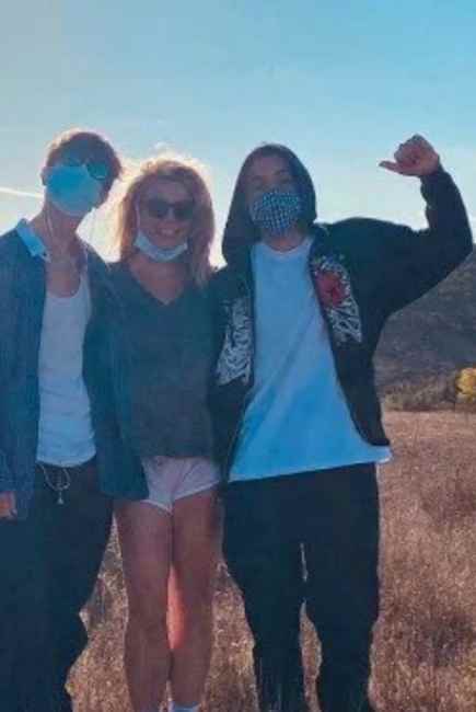 Britney Spears: una delle poche fotografie con i suoi due figli