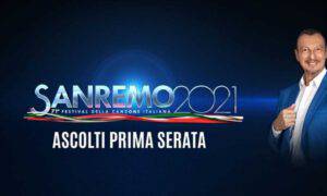 Sanremo 2021 ascolti calo prima serata
