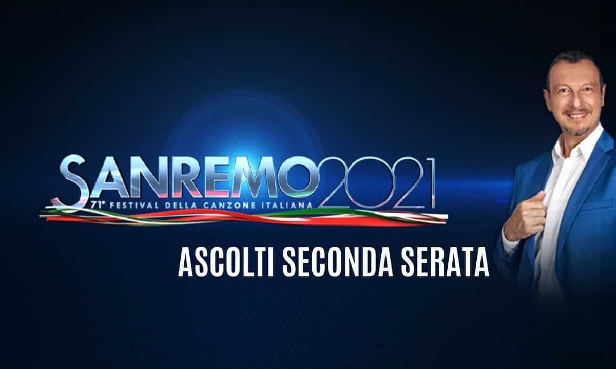 Festival Sanremo ascolti seconda serata dati