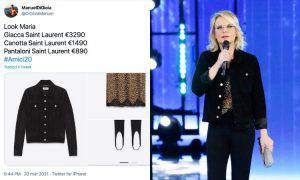 Amici 2020 serale Maria De Filippi outfit cifra shock