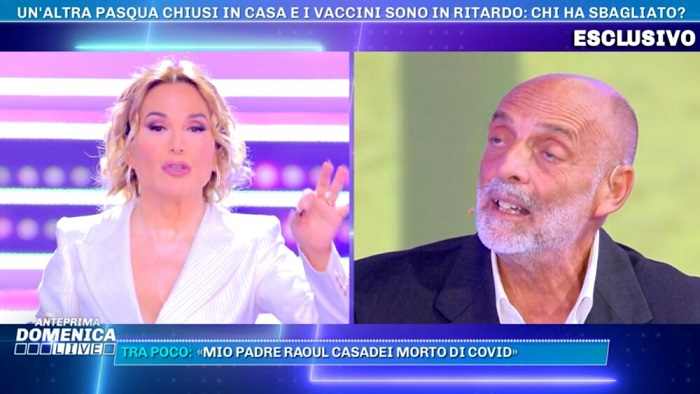 Barbara D'Urso perde la pazienza con Paolo Brosio "Ora ti chiudo il microfono"