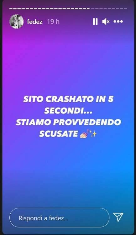 Fedez lancia la nuova linea di smalti: il sito va subito in crash