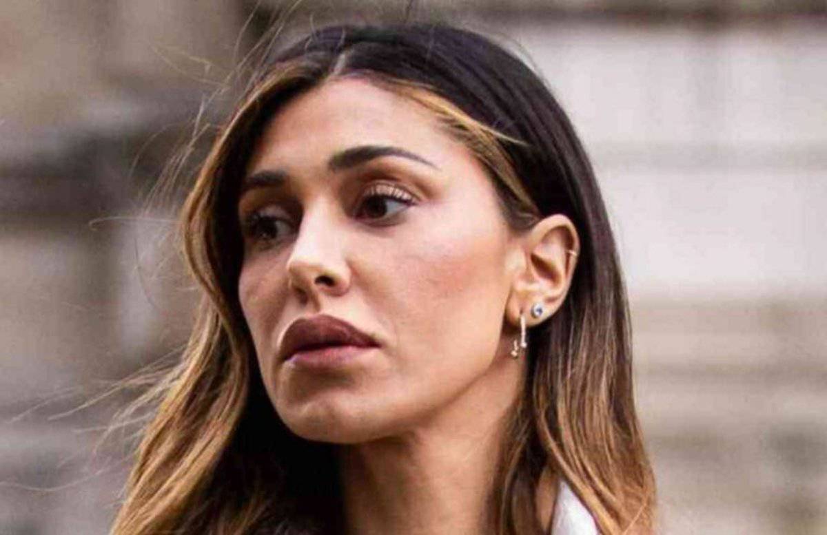 Belen Rodriguez la foto di Antonino prima del parto