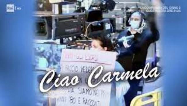 Mara Venier in lacrime a Domenica In: "E' morta Carmela"