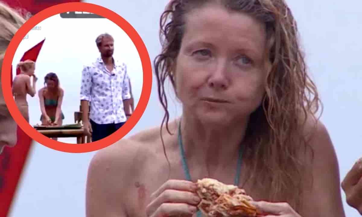 Isola Famosi Angela Melillo squalifica lasagna video