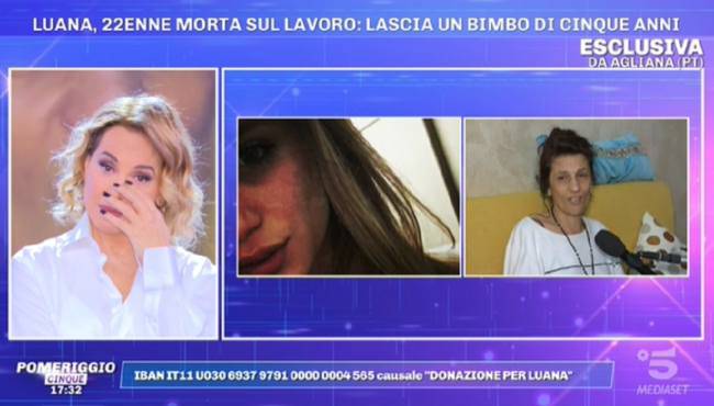 Barbara D'Urso commossa in diretta: "Mi arriva questo dolore"