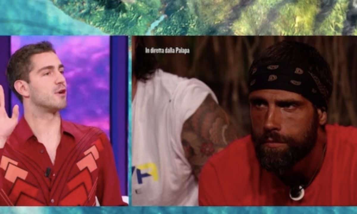 Isola Dei Famosi Tommaso Zorzi furioso arrabbiato Gilles Rocca
