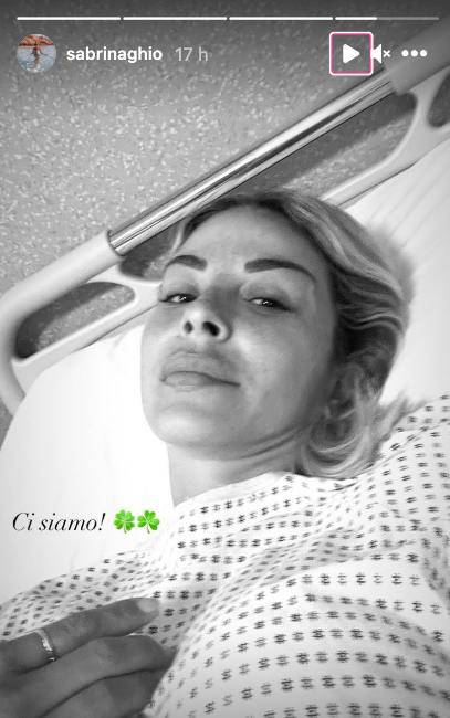 Sabrina Ghio si sfoga su Instagram prima dell'operazione-Cosa succede?