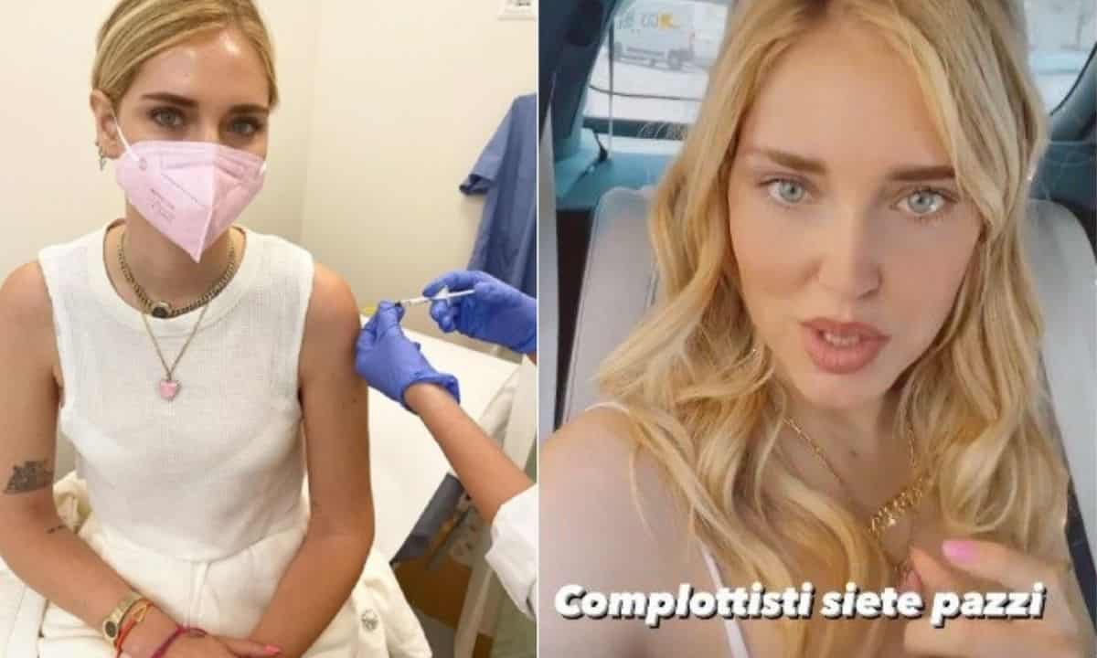 Chiara Ferragni vaccino complottisti