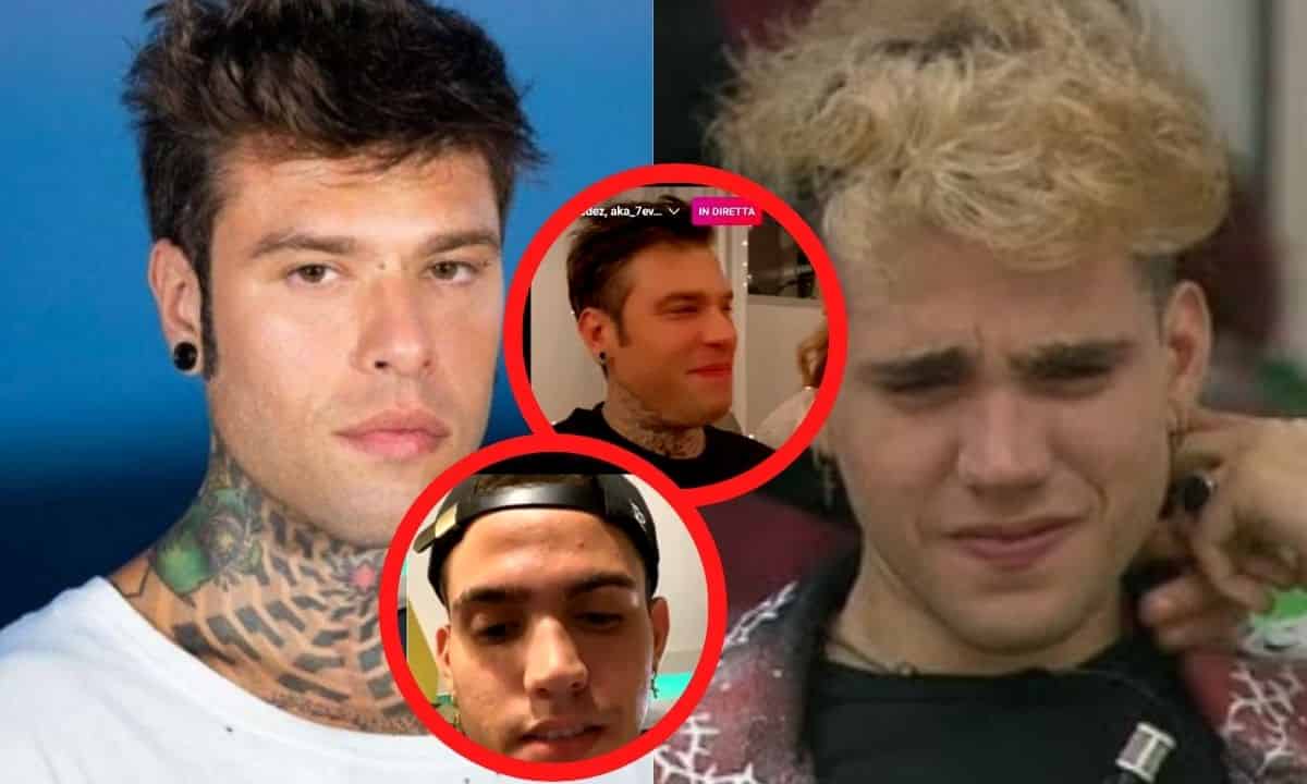 Fedez Aka7even videochiamata diretta ig scambia