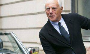 Giorgio Armani ricoverato ospedale incidente