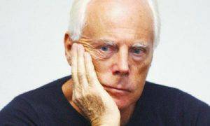 Giorgio Armani ricoverato ospedale incidente