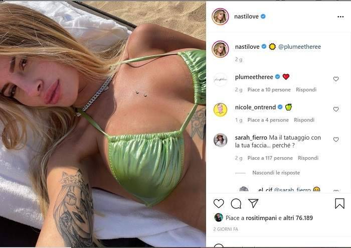 Chiara Nasti abbandona (momentaneamente) i social