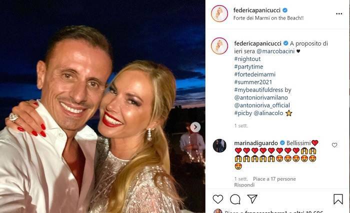 E' saltato il matrimonio tra Federica Panicucci e Marco Bacini 