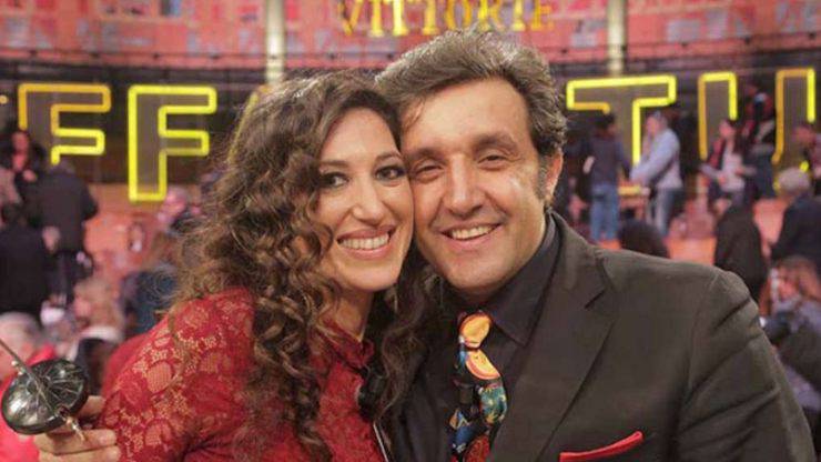 Flavio Insinna e Adriana Riccio