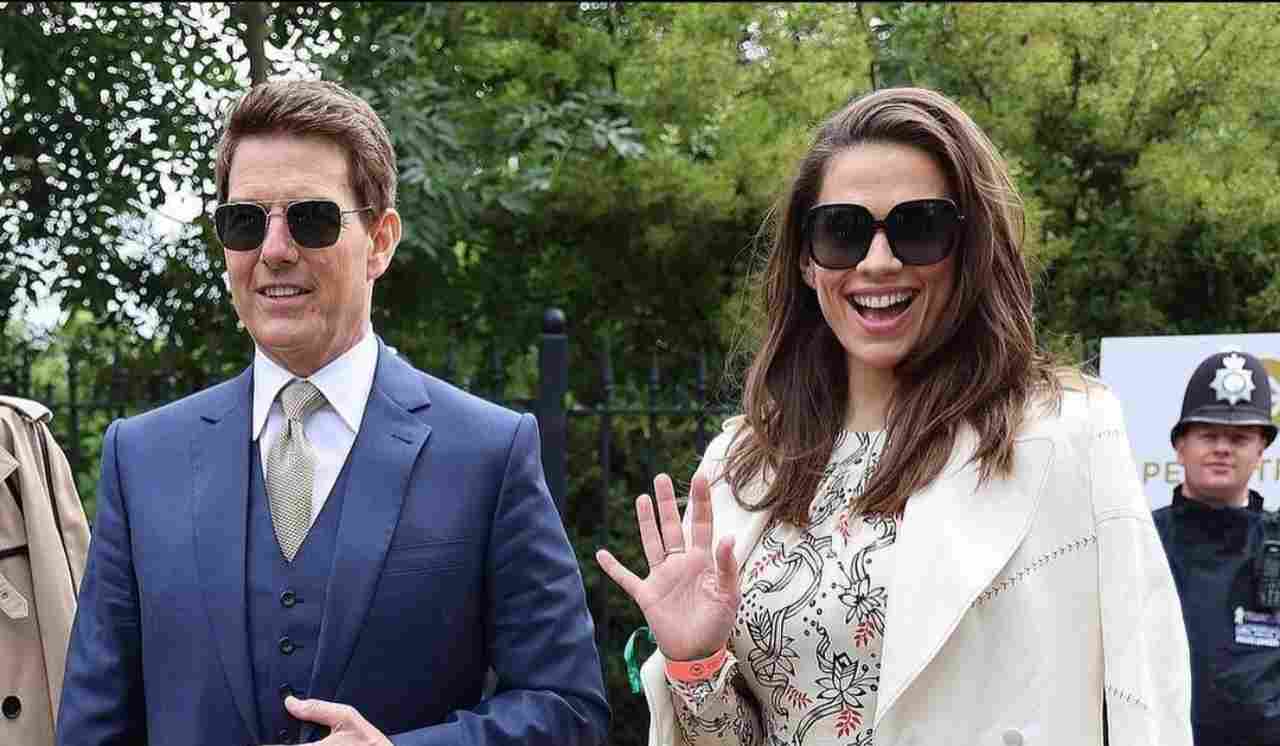 Tom Cruise e Haley Atwell al torneo di Wimbledon