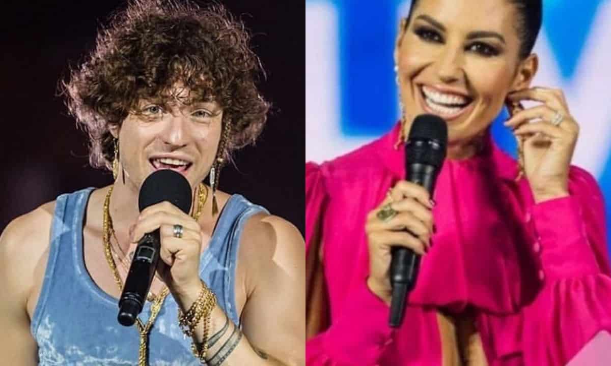 Irama Elisabetta Gregoraci battiti Live scollatura