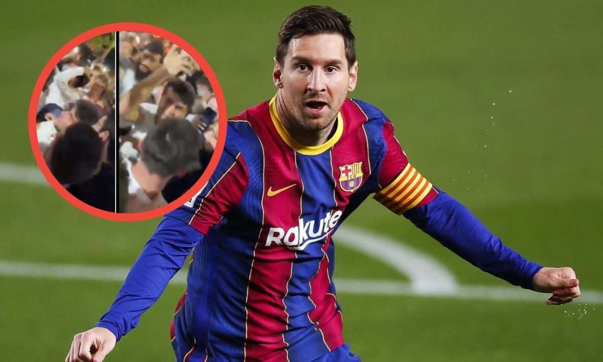 Lionel Messi Miami bar folla accanita selfie aggressione