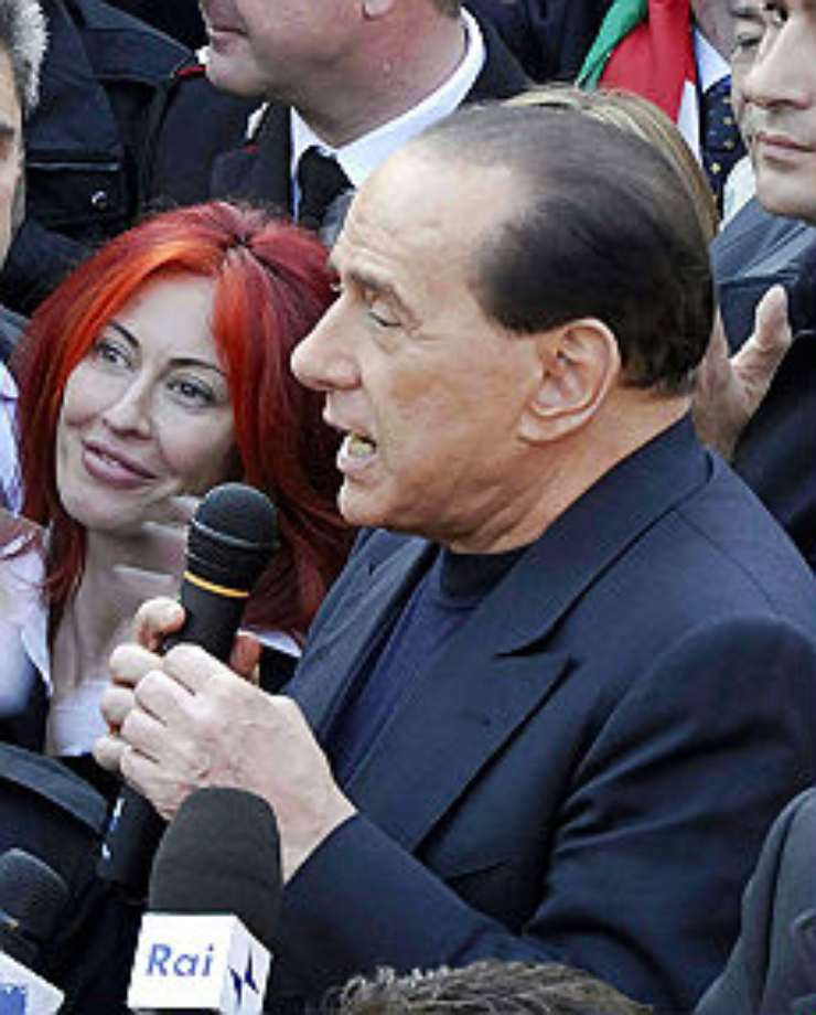Angela Sozio e Silvio Berlusconi (la Repubblica) 