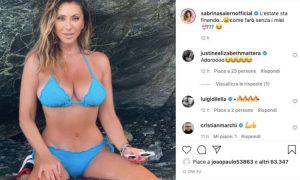 Sabrina Salerno foto bikini 