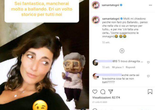 Samantha Togni, dopo anni la verità: perchè ha lasciato Ballando con le stelle