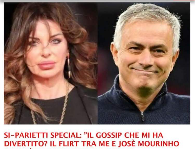 alba parietti josé mourinho