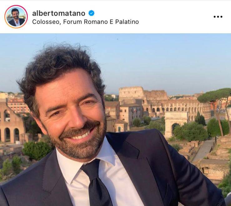 Dal profilo Instagram di Alberto Matano