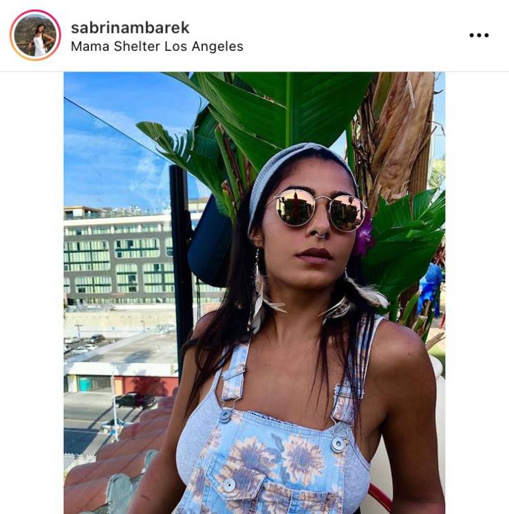 Dal profilo Instagram di Sabrina 