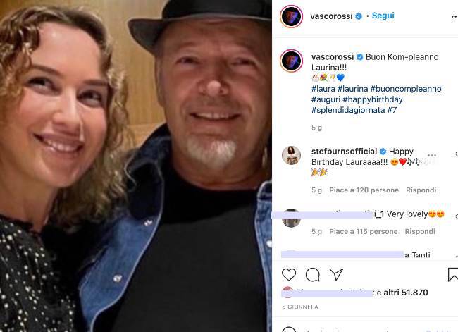 Vasco Rossi: la bellissima moglie ed il filrt con Barbara D'Urso