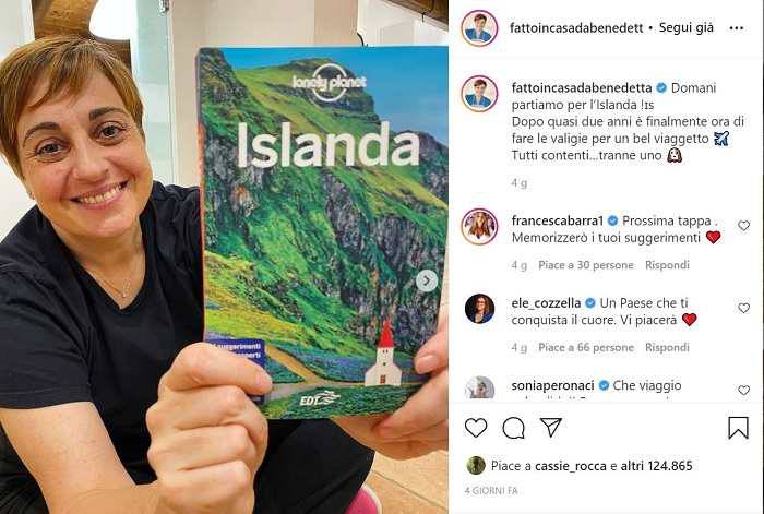 Benedetta Rossi: il suo viaggio in Islanda con il marito