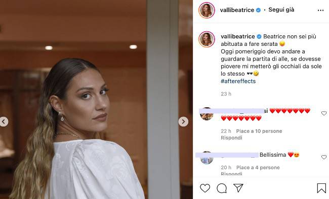 Beatrice Valli: la confessione che non ti aspetti da lei