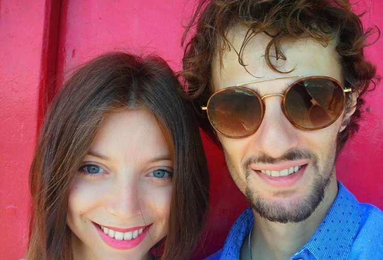 Giorgio Cantarini con la fidanzata, Instagram