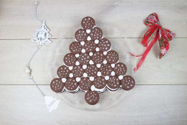 Natale: ricetta per bambini dall'effetto wow, albero di natale di Pan di stelle