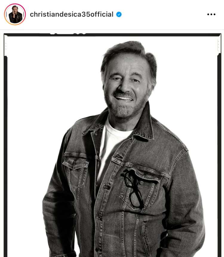 Dal profilo Instagram di Christian De Sica