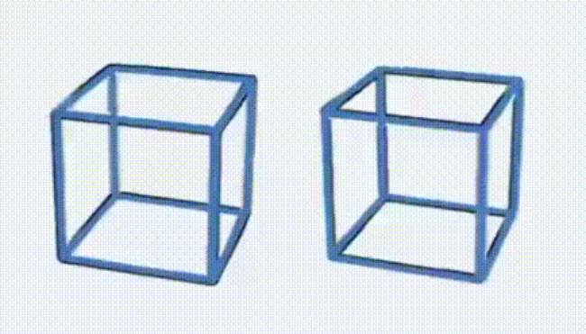 Illusione ottica: i cubi sembrano in movimento? Guarda bene