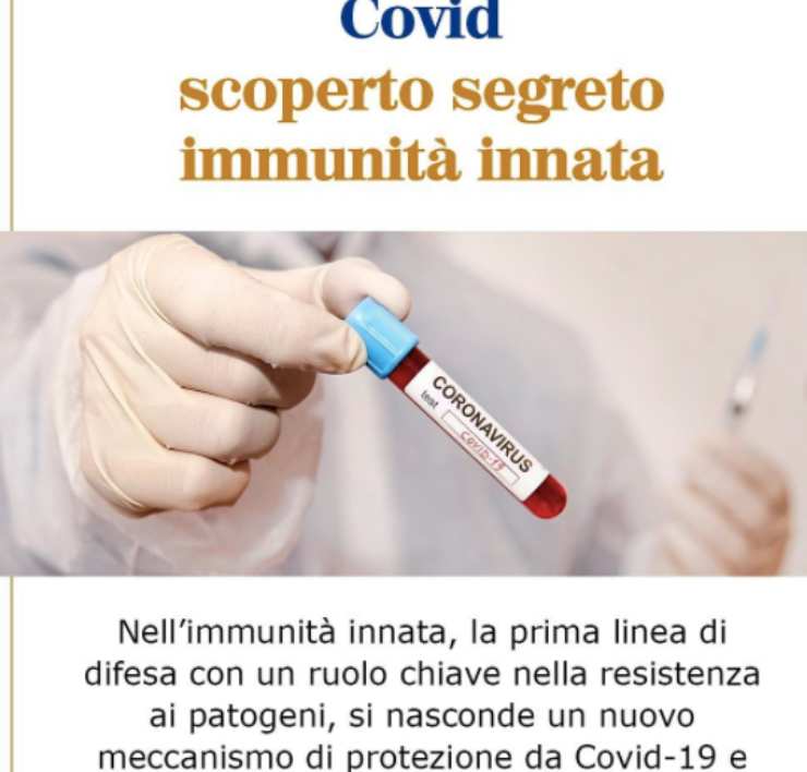 Il segreto dell'immunità innata 