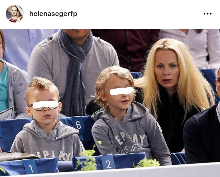 La moglie di Ibrahimovic insieme ai figli 