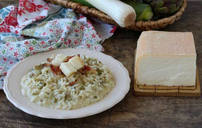 Cucina: Risotto carciofi e taleggio, una bomba!