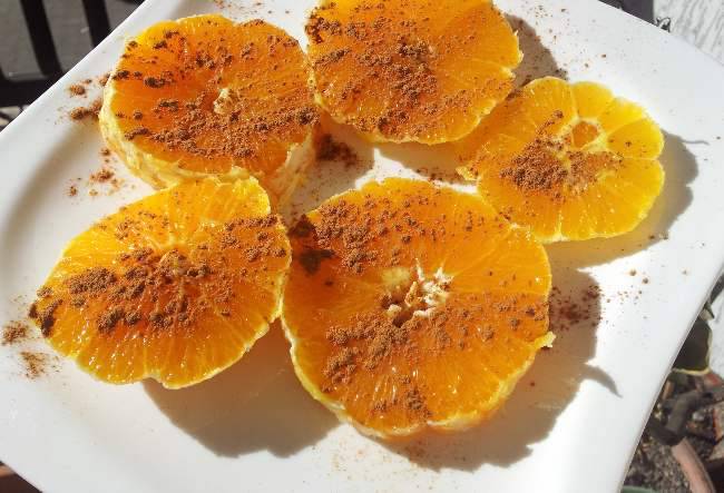Cucina: Insalata di arance e cannella, ricchissima di Vitamina C, una bomba!
