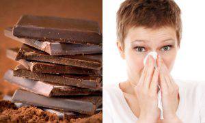 allergia cioccolato starnuti