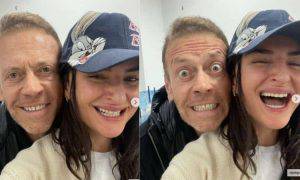 Arisa Rocco Siffredi selfie insieme