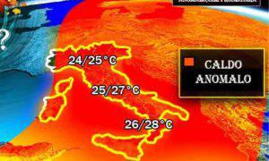 meteo caldo record